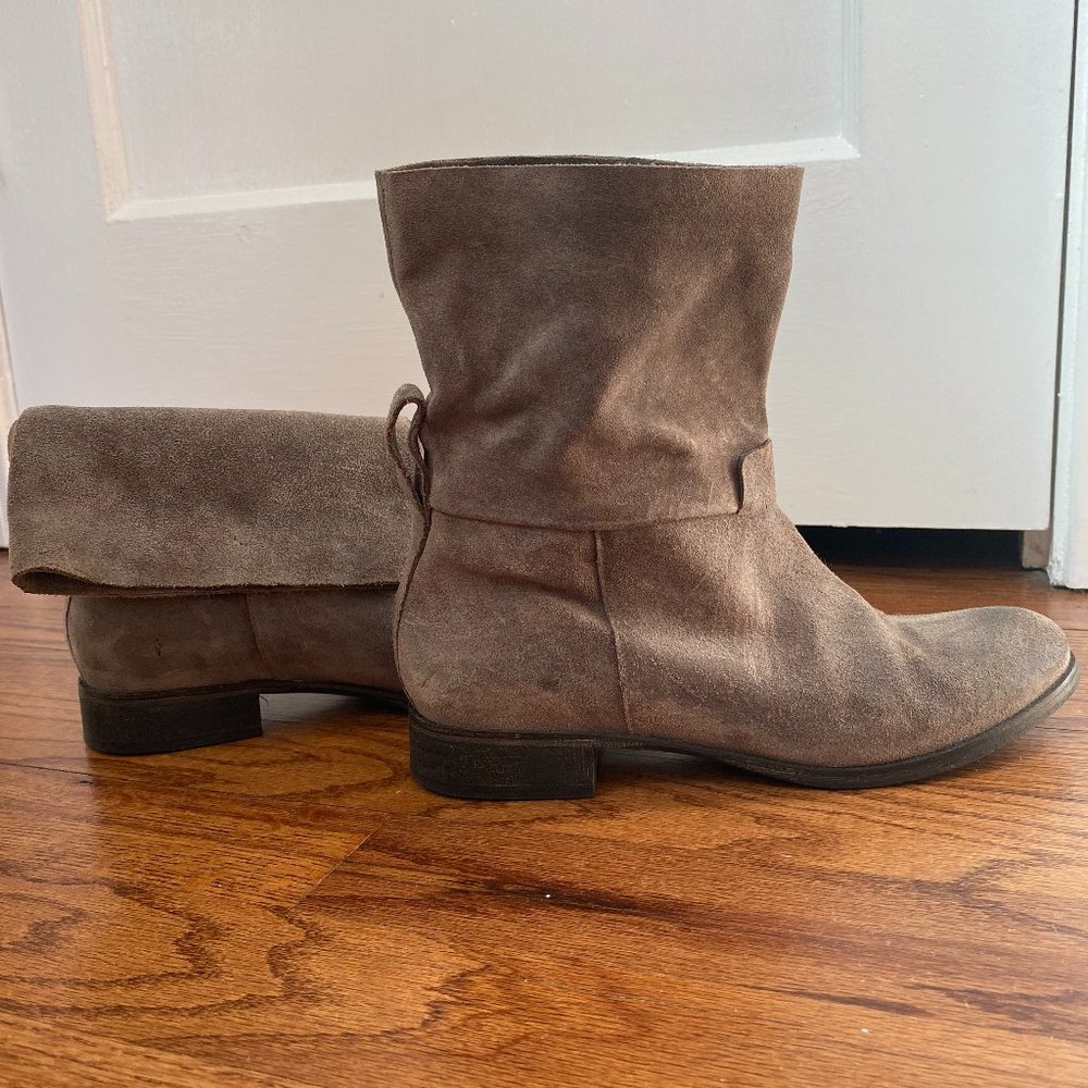 Coclico Tieg Midcalf Suede Flat Boots